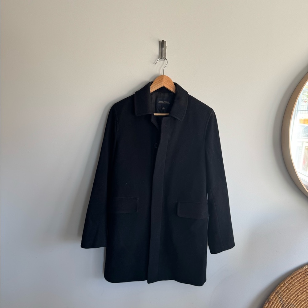 Banana Republic cashmere/wool small Men's Black Coat